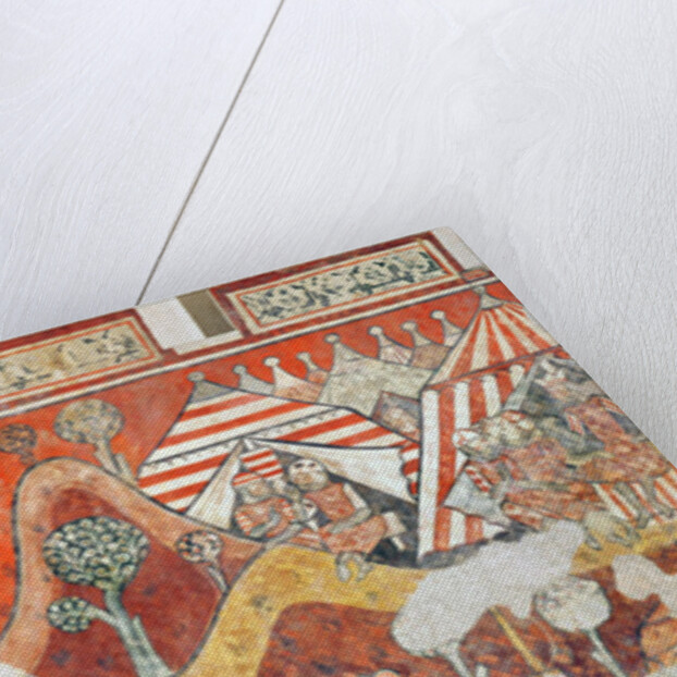 The royal camp of James I, King of Aragon during the siege of Mallorca in 1229 by Spanish School