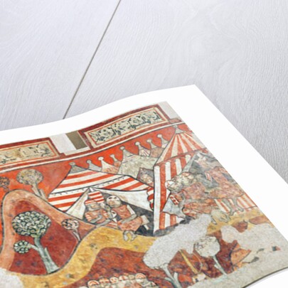 The royal camp of James I, King of Aragon during the siege of Mallorca in 1229 by Spanish School