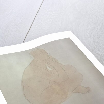 Woman Sitting Cross-Legged by Auguste Rodin