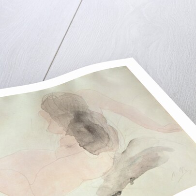 Seated Nude with Dishevelled Hair by Auguste Rodin