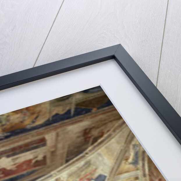 View of the ceiling of the chapel of the Tinel with scenes from the life of St. Martial, 1344-45 by Matteo di Giovanetto da Viterbo