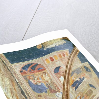 The Calling of St. Martial, a fisherman by Matteo di Giovanetto da Viterbo