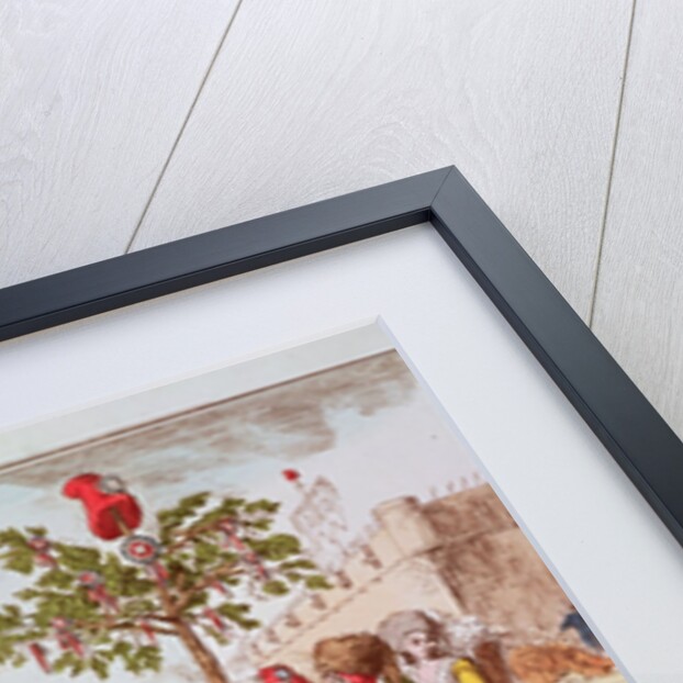 Patriotic Refrains: French Revolutionaries dancing the Carmagnole around the Tree of Liberty, c.1792 by French School