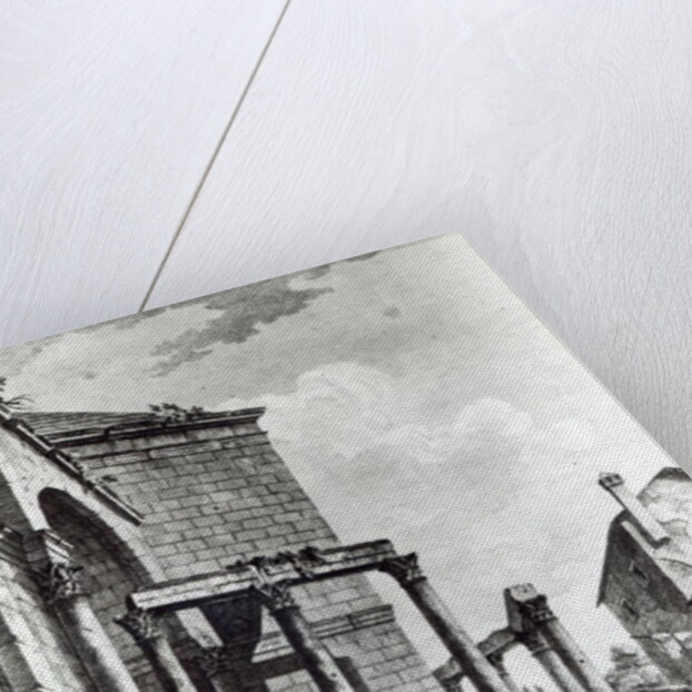 The Temple of Jupiter in the palace of Diocletian, Roman Emperor 284-305, at Split on the Dalmatian coast by Robert (after) Adam