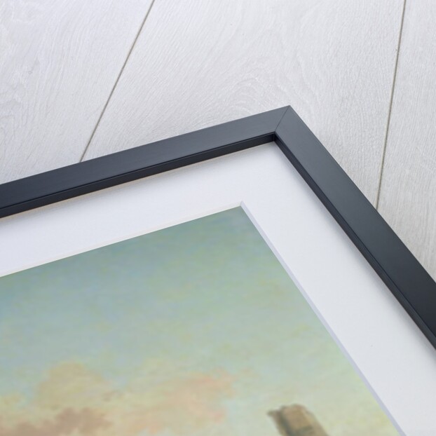 The Maison Carree with the Amphitheatre and the Tour Magne at Nimes, 1786-87 by Hubert Robert