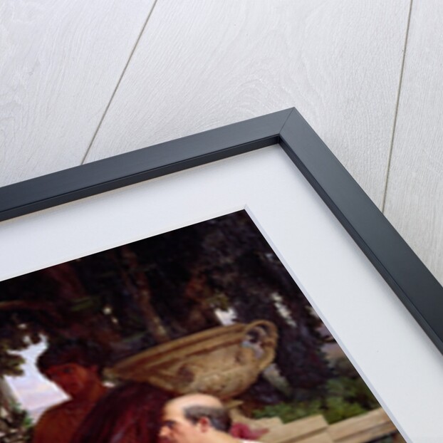 Horace, Virgil and Varius at the house of Maecenas, 19th century by Charles Francois Jalabert