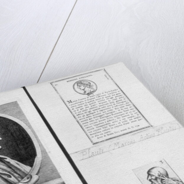 Portraits of Horace Scipio Aemilianus and Plautus by French School