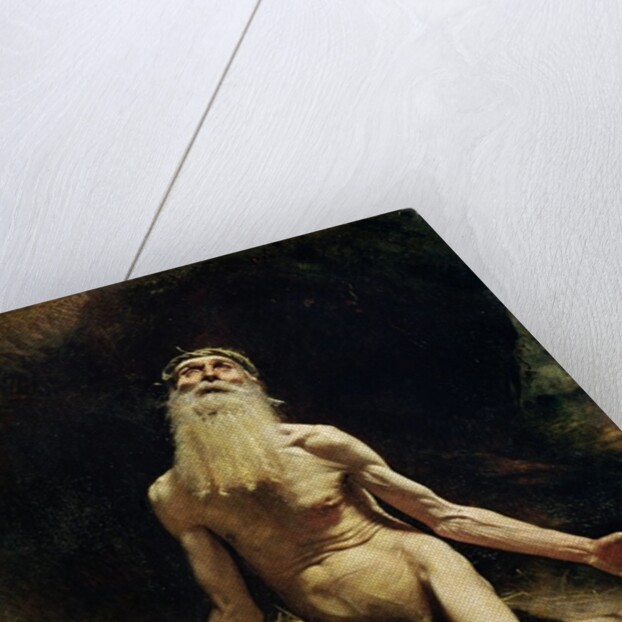 Job, 1880 by Leon Joseph Florentin Bonnat