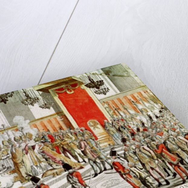 The Coronation of Leopold II at Bratislava in 1790 by Austrian School