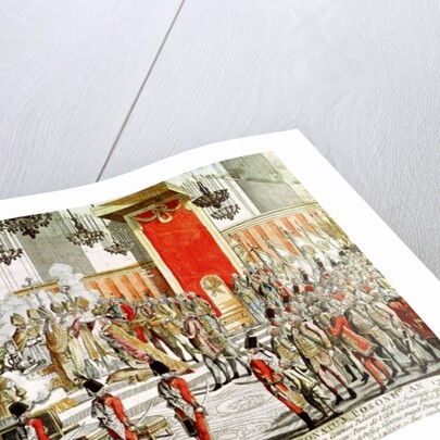 The Coronation of Leopold II at Bratislava in 1790 by Austrian School