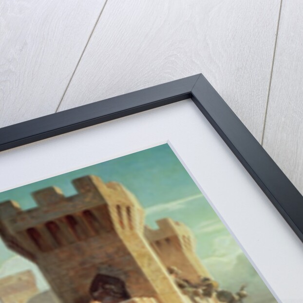 Guillaume de Clermont defending Ptolemais in 1291, 1845 by Dominique Louis Papety