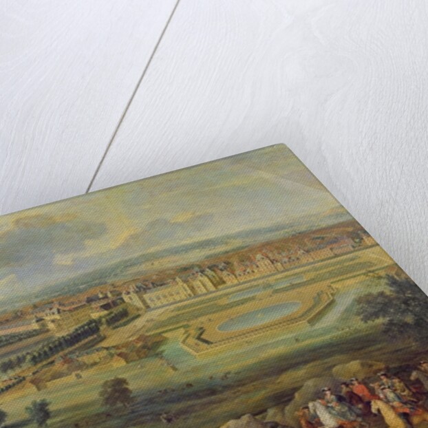 View of the Palace of Fontainebleau from the Parterre of the Tiber, 1722 by Pierre-Denis Martin