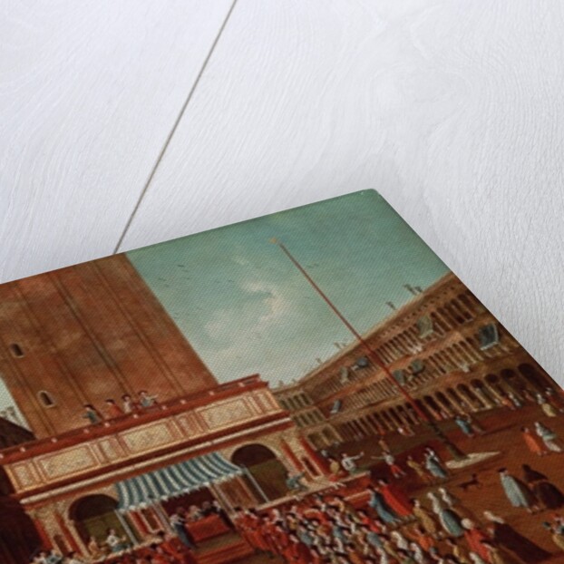 Public Lottery at the Loggetta, the Piazza San Marco, Venice by Gabriele Bella