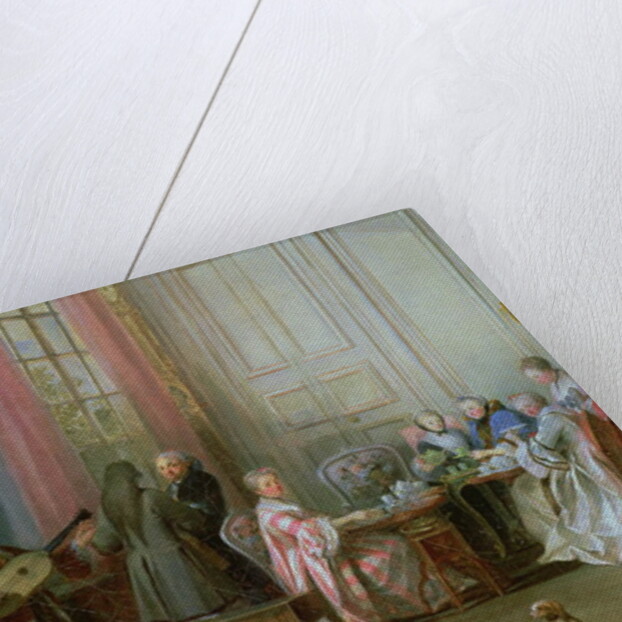 The Young Mozart at the clavichord by Michel Barthelemy Ollivier or Olivier