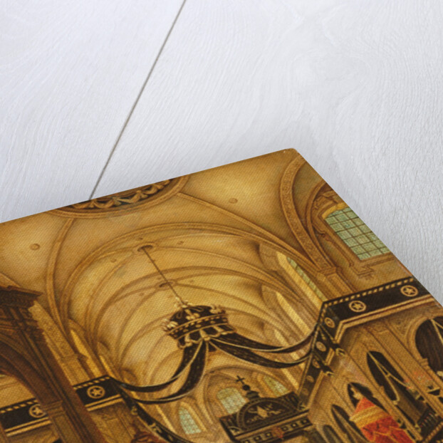 Funeral of Louis Belmas at Cambrai Cathedral by Antoine Louis Saint-Aubert