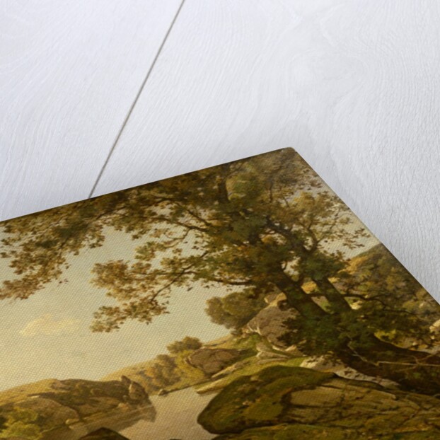 The Wolf Jump by Henri-Joseph Harpignies