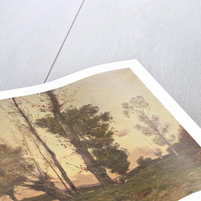 Landscape with a Stream by Henri-Joseph Harpignies