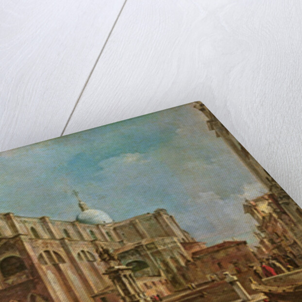 Campo dei Santi Giovanni e Paolo and the Scuola Grande di San Marco, Venice by Francesco Guardi