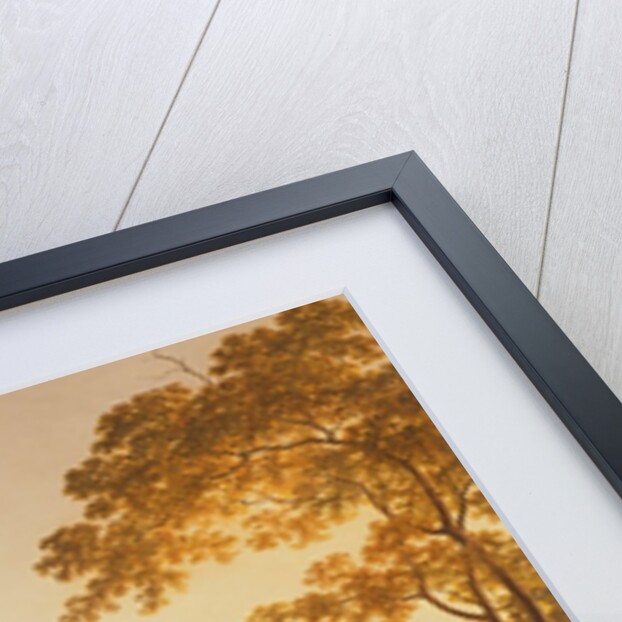 Lake Nemi at Sunset, c.1790 by Joseph Wright of Derby