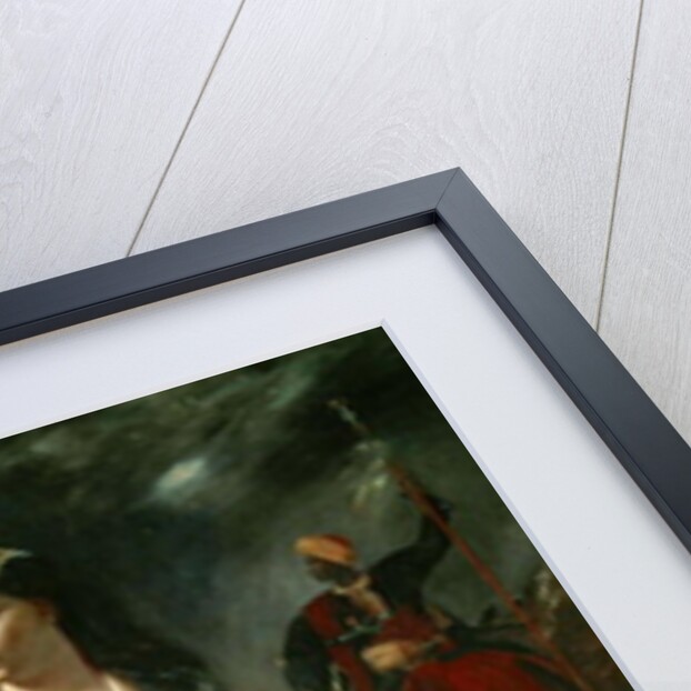 Greece expiring on the Ruins of Missolonghi, 1826 by Ferdinand Victor Eugene Delacroix