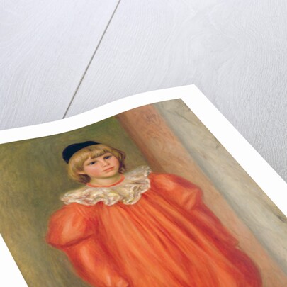 Claude Renoir in a clown costume, 1909 by Pierre Auguste Renoir
