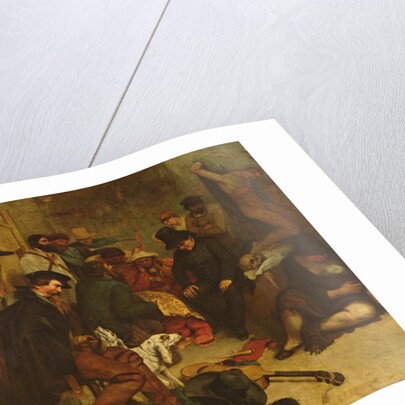 The Studio of the Painter, a Real Allegory, 1855 by Gustave Courbet