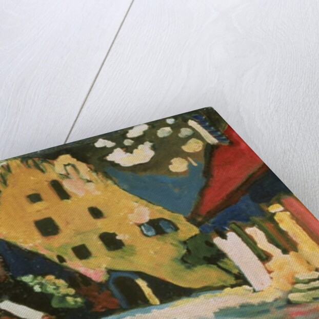 Castle Yard, Murnau, 1908 by Wassily Kandinsky