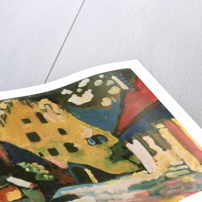 Castle Yard, Murnau, 1908 by Wassily Kandinsky