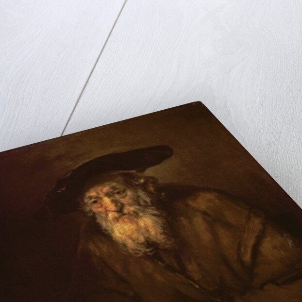 Portrait of an Old Jew by Rembrandt Harmensz. van Rijn