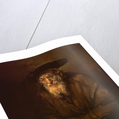 Portrait of an Old Jew by Rembrandt Harmensz. van Rijn