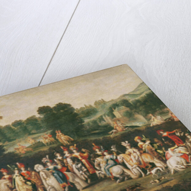 The Duchess of Lorraine Hunting by Claude Deruet