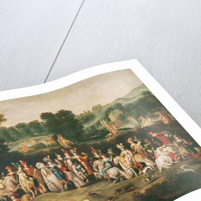 The Duchess of Lorraine Hunting by Claude Deruet