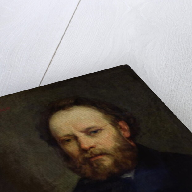 Portrait of Pierre Joseph Proudhon 1865 by Gustave Courbet