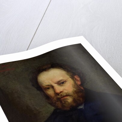Portrait of Pierre Joseph Proudhon 1865 by Gustave Courbet