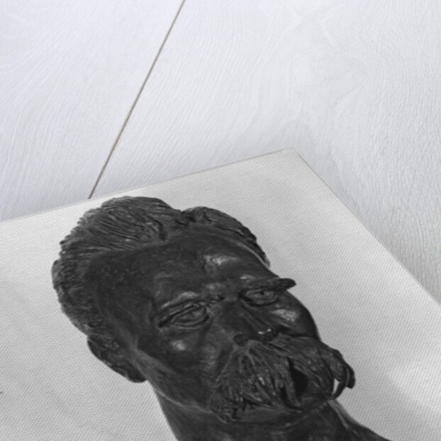 Bust of Friedrich Nietzsche German philosopher, 1902 by Max Klinger