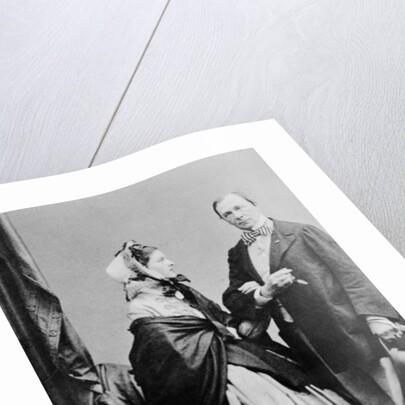 Emile de Girardin and his wife Delphine Gay, c.1850 by Andre Adolphe Eugene Disderi