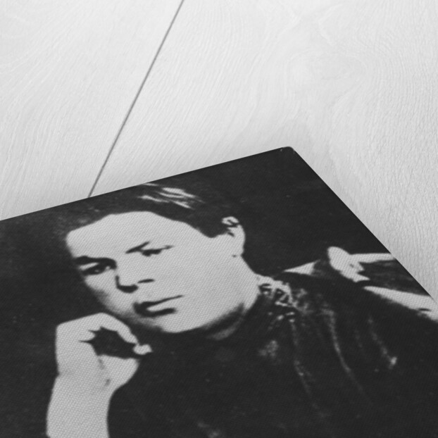 Portrait of Alexei Maximovich Peshkov, known as Maxim Gorky, 1887 by Russian Photographer