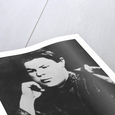 Portrait of Alexei Maximovich Peshkov, known as Maxim Gorky, 1887 by Russian Photographer