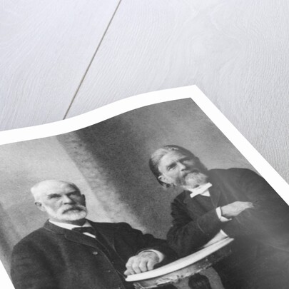 Cato Guldberg and Peter Waage by Norwegian Photographer