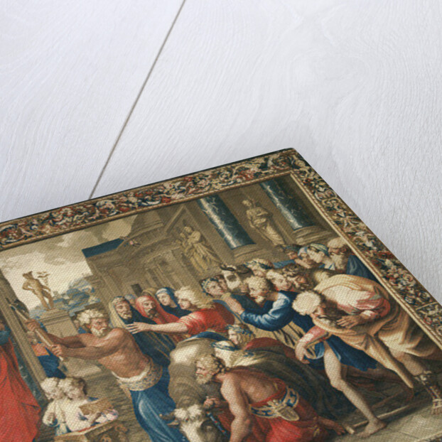 Tapestry depicting the Acts of the Apostles, the Sacrifice of Lystra by Raphael (1483-1520) (after)