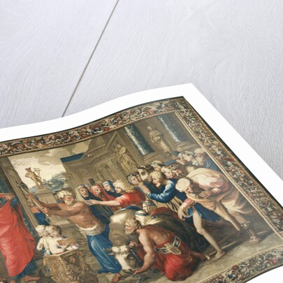 Tapestry depicting the Acts of the Apostles, the Sacrifice of Lystra by Raphael (1483-1520) (after)