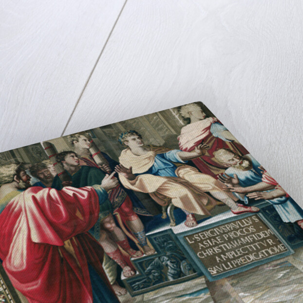 Tapestry depicting the Acts of the Apostles. The Blindness of Elymas by Raphael (1483-1520) (after)