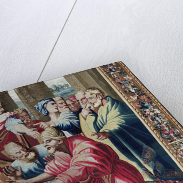 Tapestry depicting the Acts of the Apostles, the Blinding of Elymas by Raphael