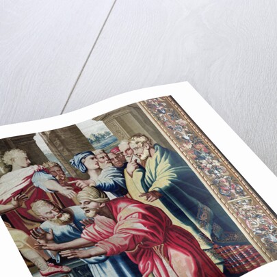 Tapestry depicting the Acts of the Apostles, the Blinding of Elymas by Raphael