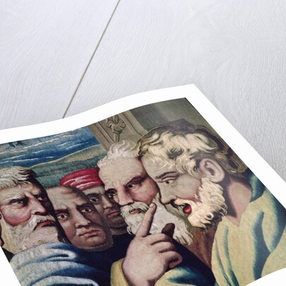 Tapestry depicting the Acts of the Apostles, the Blinding of Elymas by Raphael