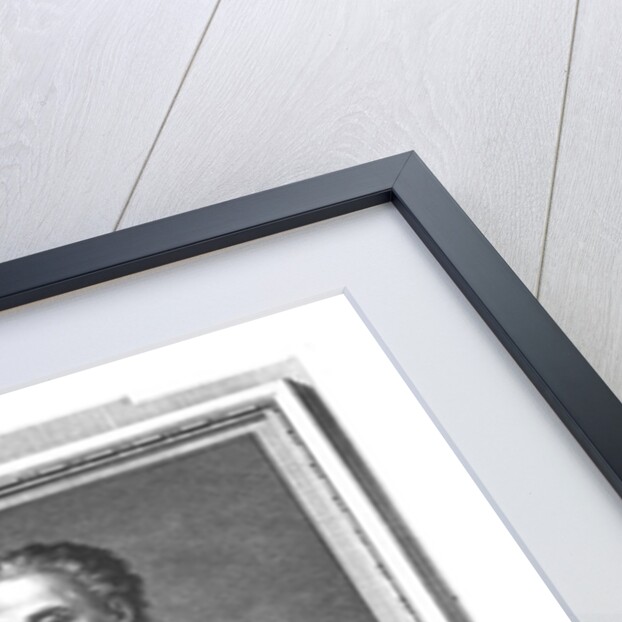 Portrait of Miguel de Cervantes Saavedra engraved by Fernando Selma by Gregorio (after) Ferro