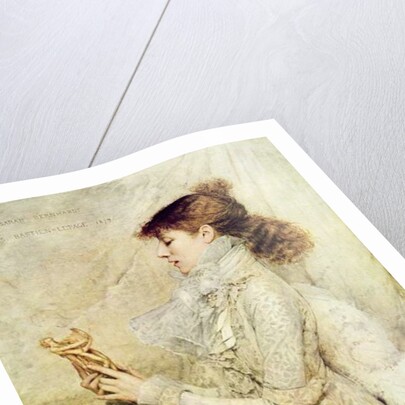 Portrait of Sarah Bernhardt 1879 by Jules Bastien-Lepage