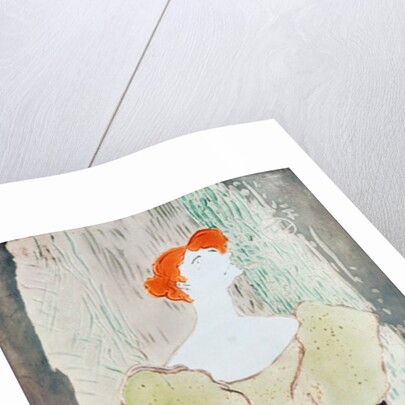 Yvette Guilbert, 1895 by Henri de Toulouse-Lautrec
