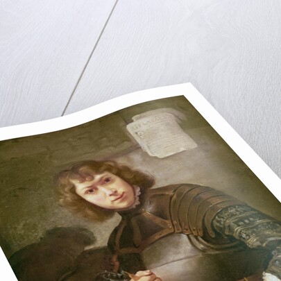 A Young Man in Armour by (attr. to) Rembrandt Harmensz. van Rijn