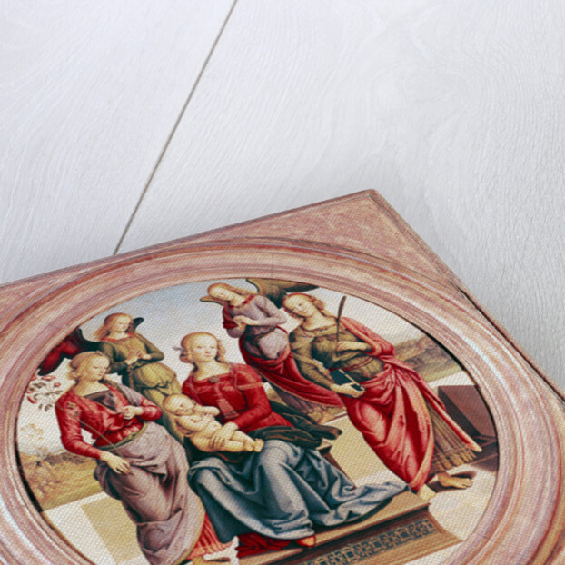 Madonna and Child with St. Rose and Catherine of Alexandra by Pietro Perugino